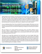 Nokia DOCSIS Provisioning Adapter