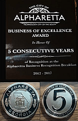 2017 business of excellence five year award