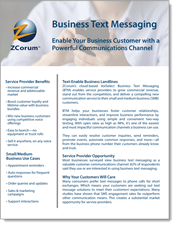 Business Text Messaging Product Sheet Thumbnail