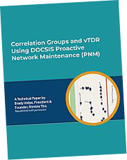 Correlation Groups vTDR Using DOCSIS PNM Thumbnail Tilted