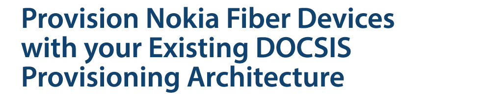 DOCSIS Provisioning Adapter header text