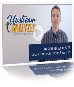 loose connector upstream analyzer